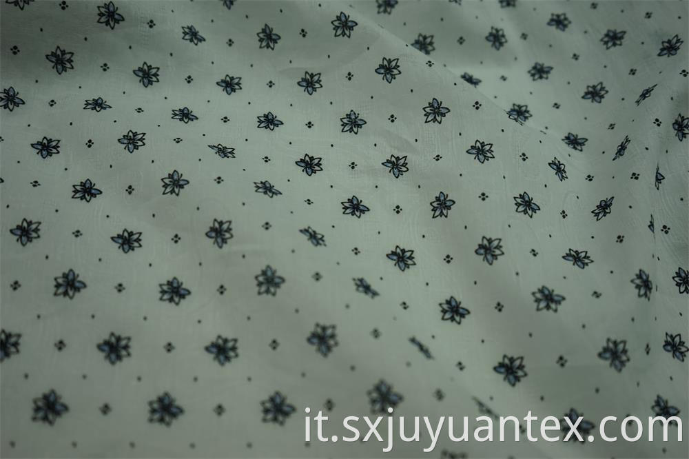 Cotton Pailsley Jacquard Print Fabric